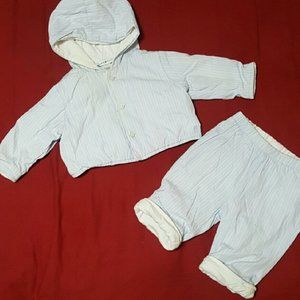 ⬇⬇️ Tommy Hilfiger 2pcs Bunting Outfit Boys 0-3